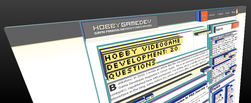 Hobby Game Dev site layers